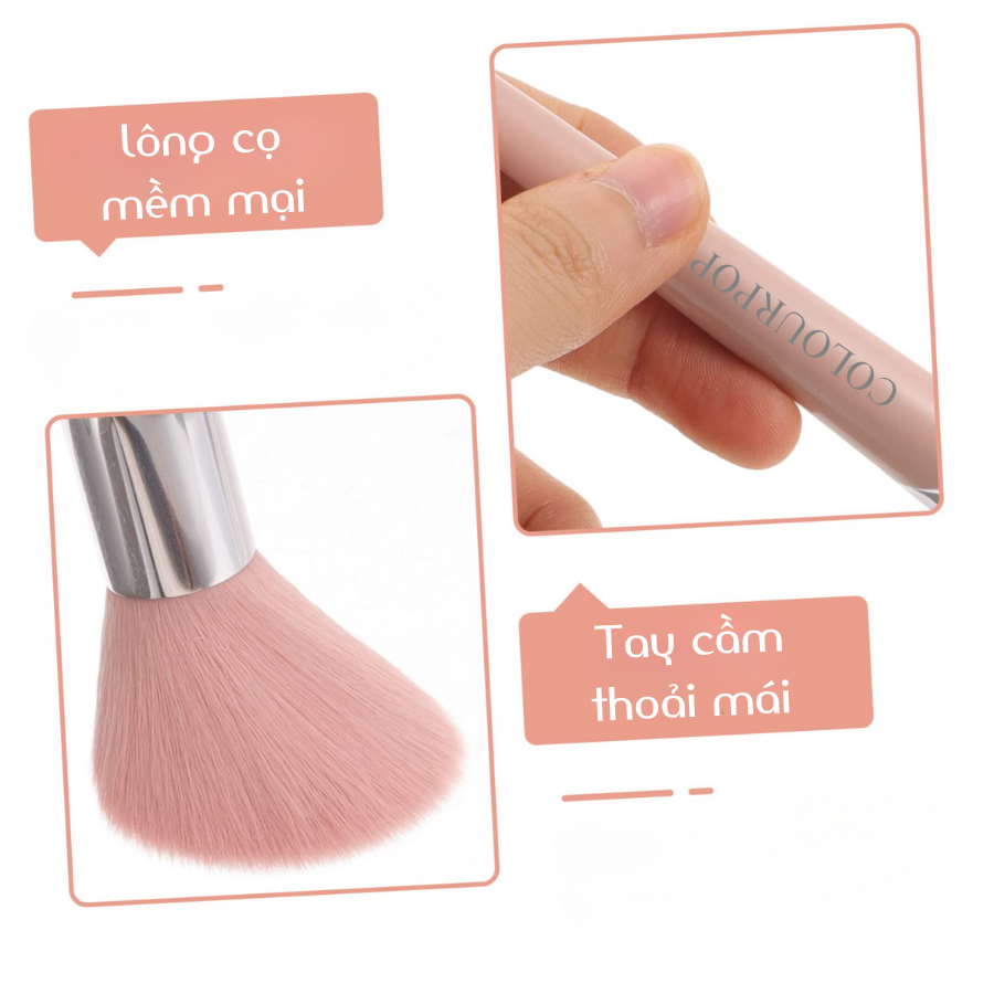Cọ Má Hồng Lông Mềm COLOURPOP Blush Brush C113